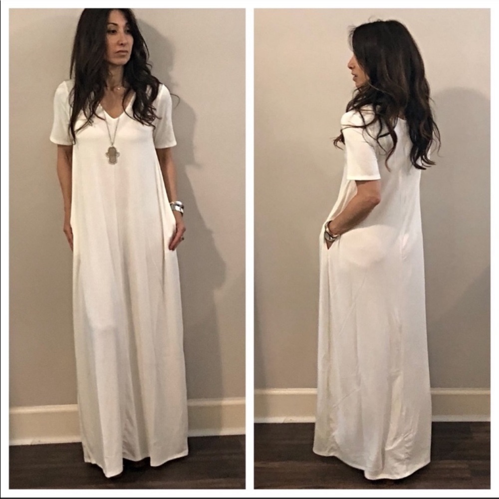 Favorite Loose fit long side pocket maxi dress - Picture 2 of 7